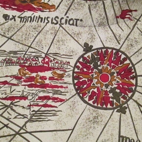 Rena Rowan For Saville Nautical Blouse Sz 12 - Picture 6 of 6